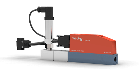 帶有集成Flow Measurement red-y智能背壓控制器GSB的(de)數字壓力控制器